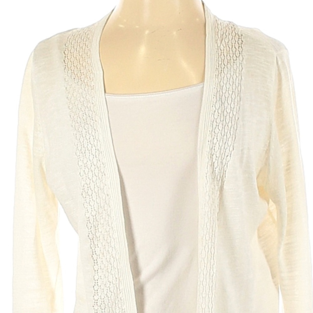 Charter Club NWT Sz L Open Front 3/4 sleeve bolero